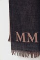 Шаль з домішкою вовни MM 2516541017600 коричневий SS25