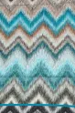 Хлопковый платок на шею Missoni BD74CODA058 голубой SS25