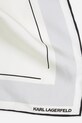 Hodvábna šatka Karl Lagerfeld biela A2W33071