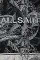Тънък шал AllSaints 29AS101735 сив SS25