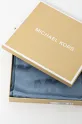 Akcesoria MICHAEL Michael Kors szal z domieszką wełny 540073 niebieski