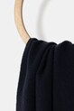Maison Kitsuné szalik wełniany Bold Fox Head MM06201BT3004 granatowy SS25