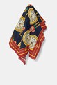 Βαμβακερό κασκόλ Drôle de Monsieur Le Foulard Gousset με μοτίβο κόκκινο G.BA012.CO128.NY