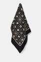 Nanushka chusta jedwabna MIANI tkanina czarny NU24CRSC02999