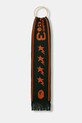 A Bathing Ape eșarfă din amestec de lână Jacquard groase verde 1K80182011