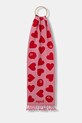 A Bathing Ape eșarfă din amestec de lână I love bape groase rosu 1K80282001
