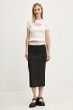 Tommy Jeans fusta DW0DW19365 negru SS25