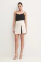 Elisabetta Franchi fusta GO07951E2 bej SS25