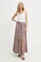 Φούστα Forte Forte 13527.my.skirt μπορντό SS25