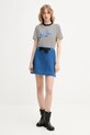Sukňa MSGM 3841MDD15.257112 tmavomodrá SS25
