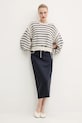 MSGM gonna in lana 3841MDD17.257127 blu navy SS25