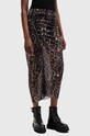 Φούστα AllSaints NORA W057RB καφέ SS25