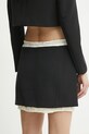 Odzież Victoria Beckham spódnica z domieszką wełny 1125WSK006037A czarny