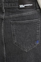 Karl Lagerfeld Jeans spódnica jeansowa szary A1W12008