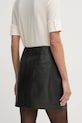Îmbrăcăminte Tommy Hilfiger fustă de piele WW0WW43782 negru