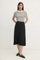 Sukňa Tommy Hilfiger WW0WW43886 čierna SS25