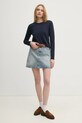 Джинсовая юбка Tommy Hilfiger WW0WW44334 голубой SS25