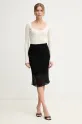 Φούστα Pinko 104892.A2EB μαύρο SS25