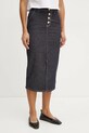 Karl Lagerfeld fusta jeans uni bleumarin A1W12027