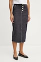 Джинсовая юбка Karl Lagerfeld casual тёмно-синий A1W12027