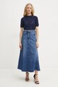 Džínová sukně Twinset 251TP2570 modrá SS25