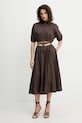 Twinset szoknya 251TT202J barna SS25