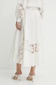 Ρούχα Βαμβακερή φούστα Twinset 251TT2332 λευκό