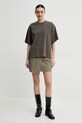 Marc O'Polo fusta jeans 5000006045 verde SS25