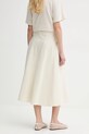 Odzież A.P.C. spódnica bawełniana jupe laurie COGBJ.F06410 beżowy