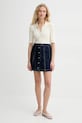 A.P.C. fustă jeans jupe pipa COHJI.F06459 bleumarin SS25