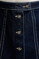 A.P.C. fustă jeans jupe pipa bleumarin COHJI.F06459