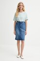 Marc O'Polo fustă din denim 503921624043 albastru SS25