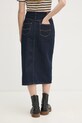 Abbigliamento Pepe Jeans gonna di jeans MIDI SKIRT HW PL901186AB2 blu navy