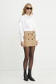 Бавовняна спідниця Bardot 59631SB бежевий SS25