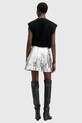 Suknja AllSaints AISHA W076RB srebrna