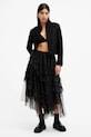 AllSaints fustă JEN uni negru W079RB
