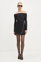 Guess fusta DOROTEA W5RD85.KCMU2 negru SS25
