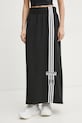 Bavlnená sukňa adidas Originals MAXI SKIRT bavlna čierna JC8538