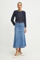 Luisa Spagnoli gonna 541805 blu SS25