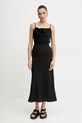 Marella fusta din in Emme by Marella 2515101032 negru SS25