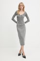 Diesel gonna O-ALLEGRA SKIRT A16596.0NJBJ grigio SS25