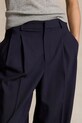 Polo Ralph Lauren spodnie wełniane WSTN PT granatowy 211891071