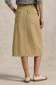 Odzież Polo Ralph Lauren spódnica bawełniana RICKY MD SK 211959051 beżowy