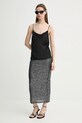 A.L.C. fusta 7SWSK00170 argintiu SS25