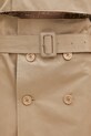 Pamučna suknja VETEMENTS Deconstructed Trenchcoat bež WA66SK400S