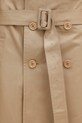 Pamučna suknja VETEMENTS Deconstructed Trenchcoat WA66SK400S bež