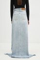 Одежда Джинсовая юбка VETEMENTS Destroyed Denim Maxi WA66SK510L голубой