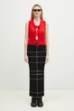 Sukňa VETEMENTS Knitted Maxi WA66KN120X čierna