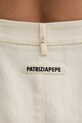 Patrizia Pepe gonna con aggiunta di lino beige 2G1008.A052