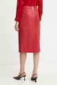 Îmbrăcăminte MAX&Co. fustă de piele 2516401021200 rosu